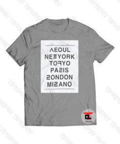 seoul new york tokyo paris london milano Viral Fashion T Shirt