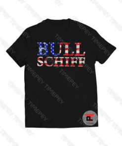 Bull Schiff American Flag Viral Fashion T Shirt