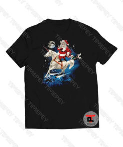 Cat Santa Unicorn Believe Viral Fashion T Shirt