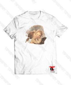Cherub Kissing Angel Viral Fashion T Shirt