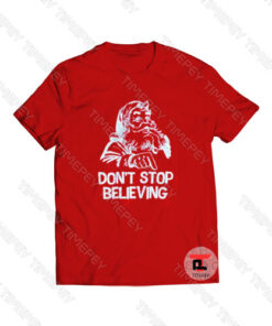 Christmas Don’t Stop Believing Santa Viral Fashion T Shirt