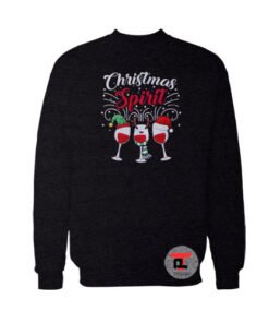 Christmas Spirit Glasses Viral Fashion Sweatshirt