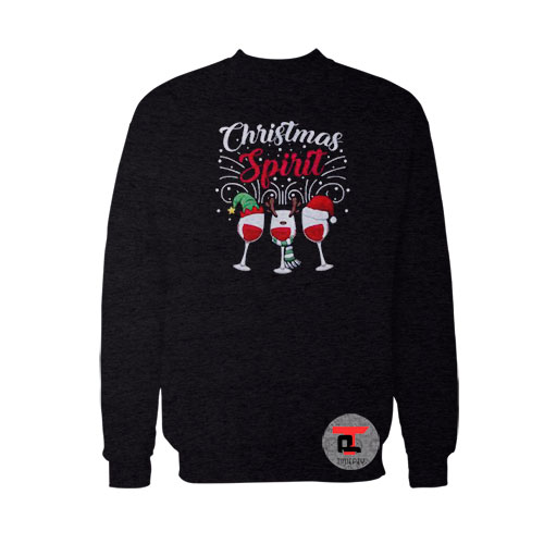 Christmas Spirit Glasses Viral Fashion Sweatshirt
