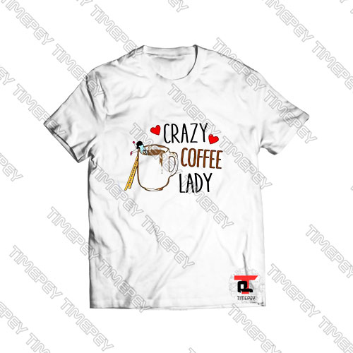 Crazy Coffe Laddy Viral Fashion T Shirt