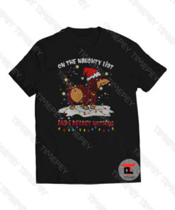 Dachshund on the naughty list and I regret nothing Viral Fashion T Shirt