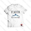 Faith Moves Mountains Viral Fashion T Shirt