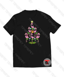 Flamingo Christmas Viral Fashion T Shirt