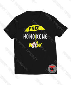 Free Hong Kong Now Umbrella Viral Fashion T Shirt