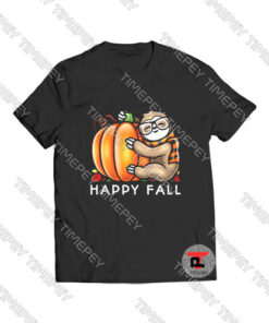 Happy Fall Cute Sloth Viral Fashion T Shirt