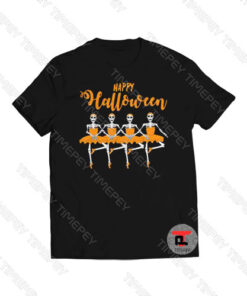Happy Halloween Ballet Dancing Viral Fashion T Shirt