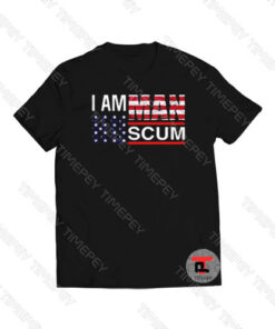 I Am Human Scum Usa Flag Viral Fashion T Shirt