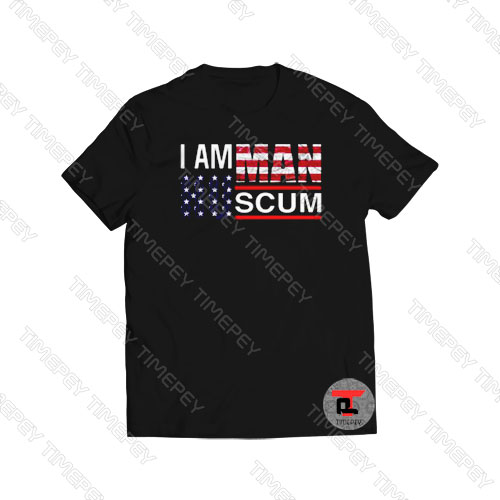 I Am Human Scum Usa Flag Viral Fashion T Shirt