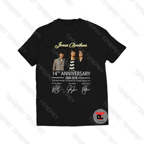 Jonas Brothers 14th Anniversary Viral Fashion T Shirt