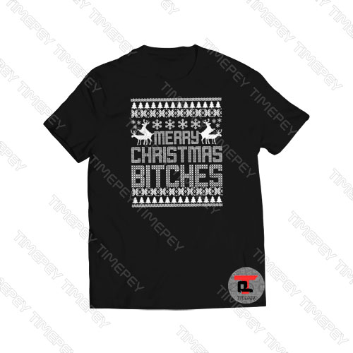 Merry Christmas Bitches Viral Fashion T Shirt