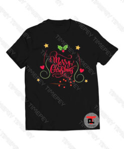 Merry Christmas Letter Viral Fashion T Shirt