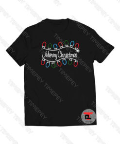 Merry Christmas Lighting Viral Fashion T Shirt