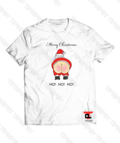 Merry Christmas Santa Ass Hohoho Viral Fashion T Shirt