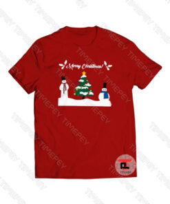 Merry Christmas Snowman Reindeer Viral Fashion T Shirt