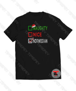 Naughty Nice Norwegian Viral Fashion T Shirt
