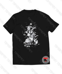 Nightmare Christmas Characters Sketch Viral Fashion T Shirt