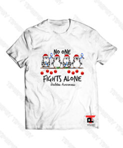 Penguin plaid No one Fights alone Viral Fashion T Shirt