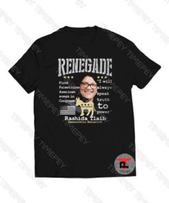 Rashida Tlaib Democratic Socialist Viral Fashion T Shirt