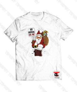 Santa Claus hey Rudolph Call 911 Viral Fashion T Shirt