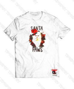 Santa Paws Cat Viral Fashion T Shirt