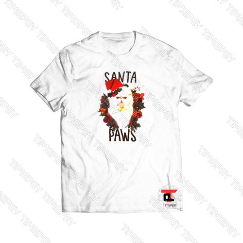 Santa Paws Cat Viral Fashion T Shirt
