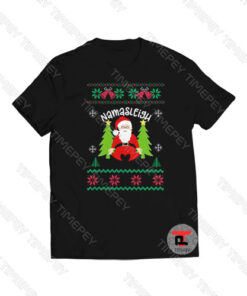 Santa Yoga Christmas Namasleigh Viral Fashion T Shirt