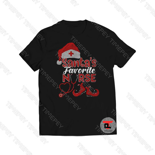 Santa’s favorite nurse Christmas Viral Fashion T Shirt