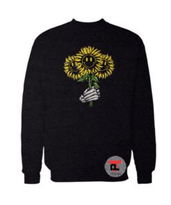 Smiley Sunflower Viral Fashion Sweatshirt
