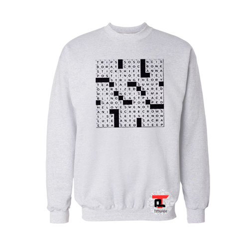 Stuffed Crossword Viral Fashion Sweatshirt