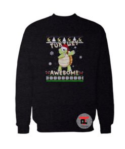 Turtley Awesome Christmas Viral Fashion Sweatshirt