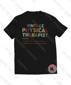 Vintage Physical Therapist Definition Viral Fashion T Shirt