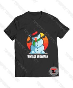 Vintage Snowman Viral Fashion T Shirt