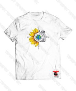 Wanderlust Sunflower Camera Viral Fashion T Shirt