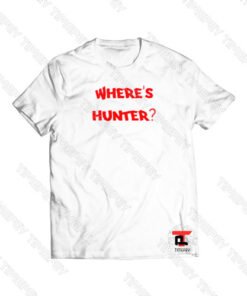 Where’s Hunter Red Logo Viral Fashion T Shirt