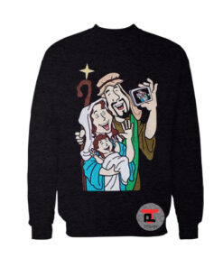 Baby Jesus Selfie Viral Fashion Sweatshirt