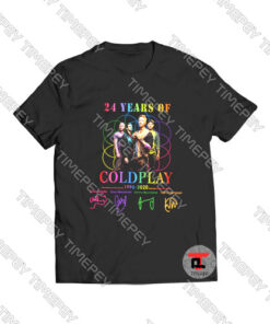 24 Years Of Coldplay 1996 2020 Viral Fashion T Shirt