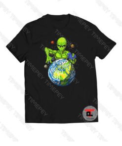 Alien Puppeteer Space Abduction UFO Viral Fashion T Shirt