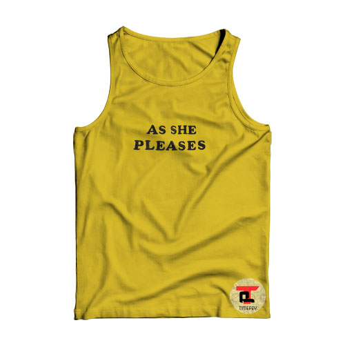 As She Pleases Viral Fashion Tank Top
