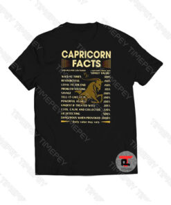 Capricorn Facts Viral Fashion T Shirt