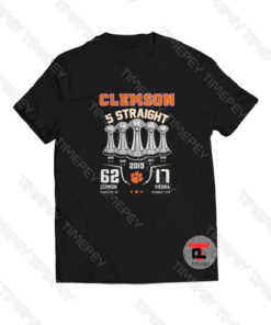 Clemson 5 straught 2019 Viral Fashion T Shirt