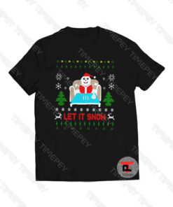 Cocaine snowman let it snow Viral Fashion T Shirt