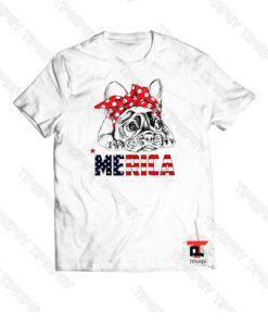 French Bulldog American Flag Viral Fashion T Shirt