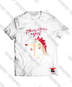 Hedgehog Happy New Year 2020 Viral Fashion T Shirt