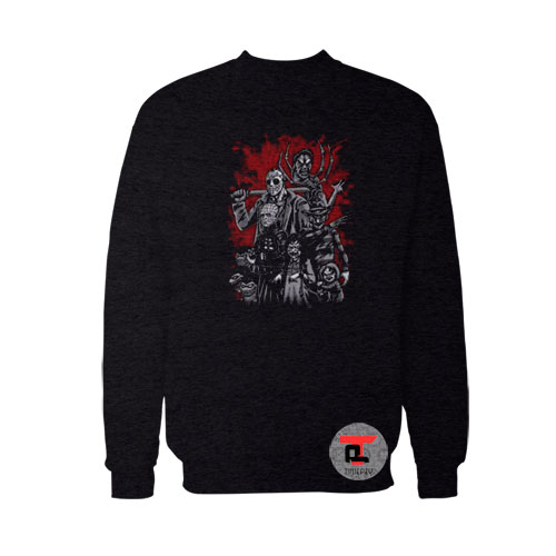 Horror Squad Parody Viral Fashion Sweatshirt