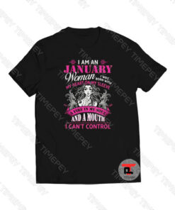 I Am An January Woman Viral Fashion T Shirt