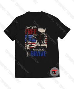 Land Free Home Brave Viral Fashion T Shirt